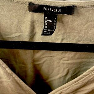 Forever21 olive green minidress